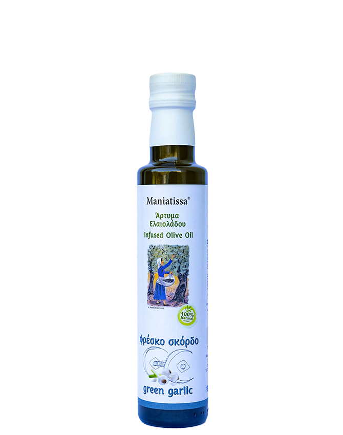 Maniatissa Infused Olive Oil with Garlic 750ml
