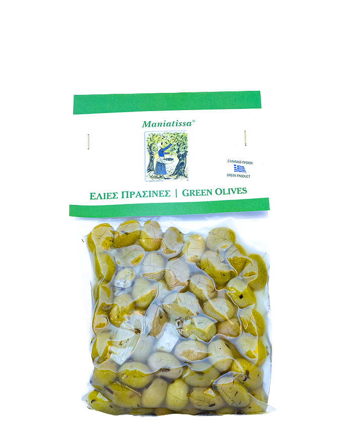 Μανιάτισσα Ελιές Πράσινες Bag 300gr